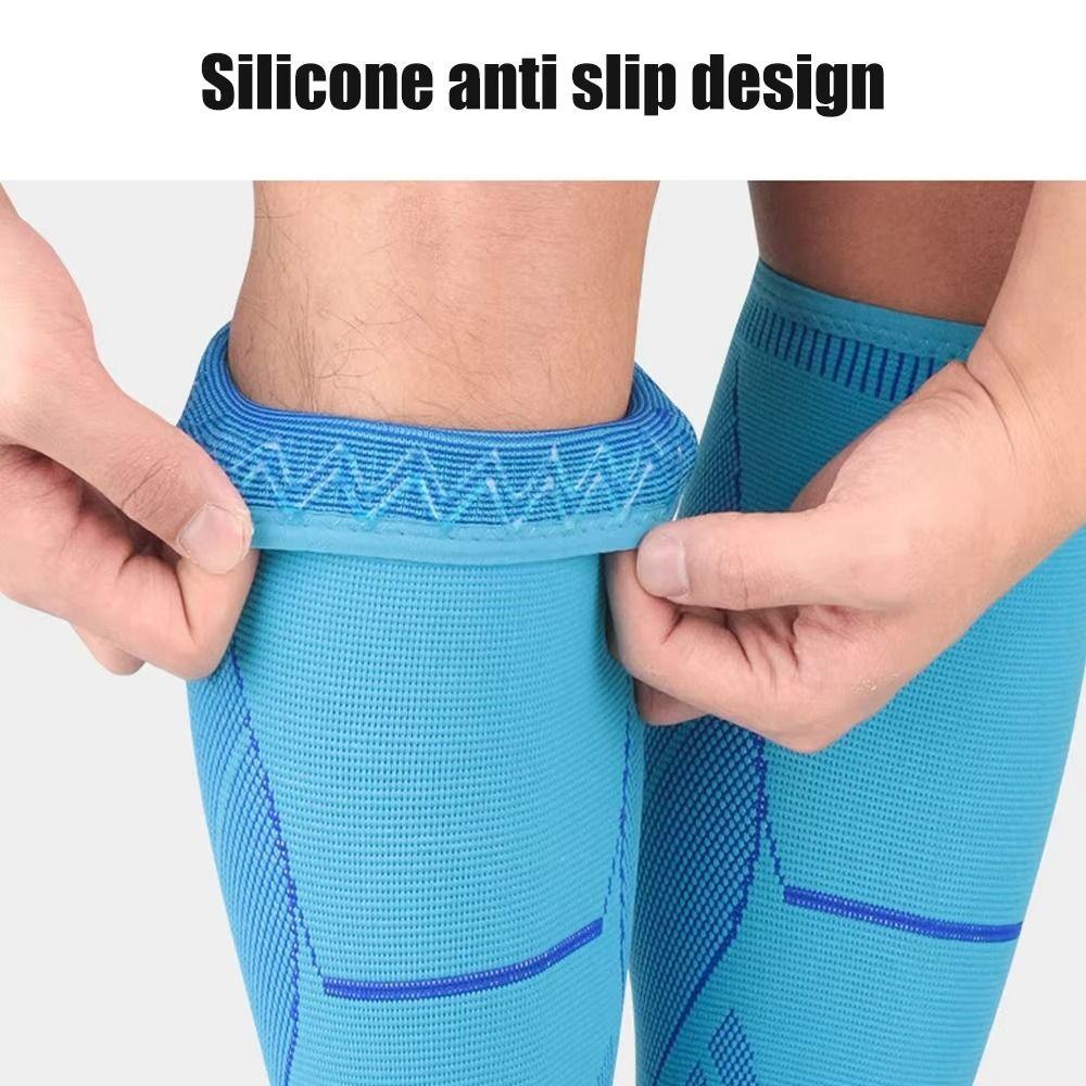 Imitation Nylon Compression Calf Sleeves Wear-resistant Knee Support Sleeves  Running Yoga Dancing