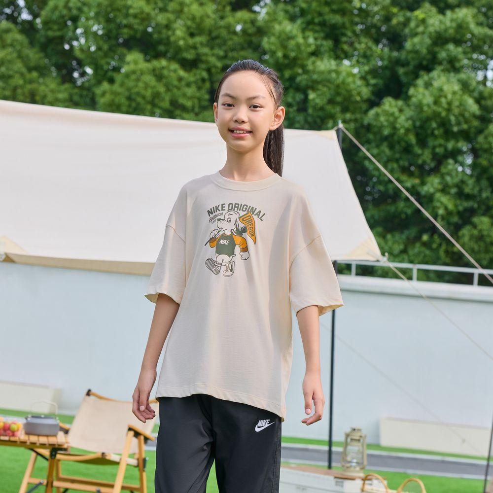 Nike Kids T Shirts Crew Neck Moderate S
