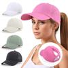 Cappello con Visiera da Donna in Rete Traspirante Protezione Solare Estiva Mantieni la Freschezza & lo Stile Cappello in Rete Traspirante Regolabile per Coda di Cavallo
