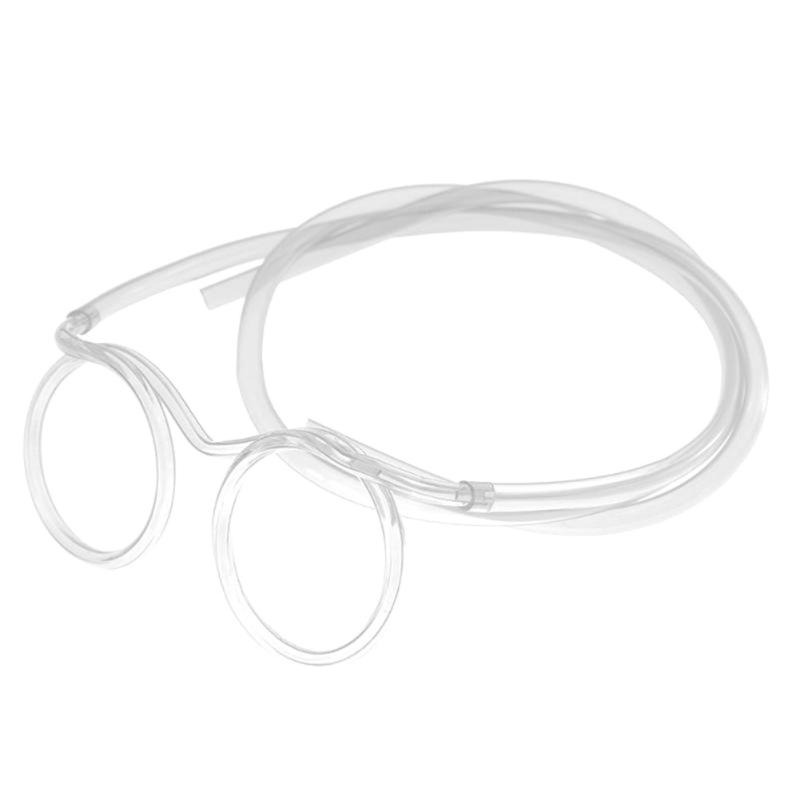 Plastic Straws Glasses Design Soft Drink Juice Straws Tube For Adult Chidren Cartoon
