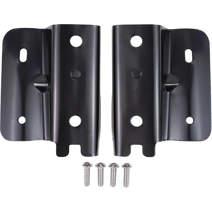 

Left and Right Soft Top Bow Brackets and Screws for Jeep Wrangler JKU 4-Door 2013-2017, Wrangler JK 2018
