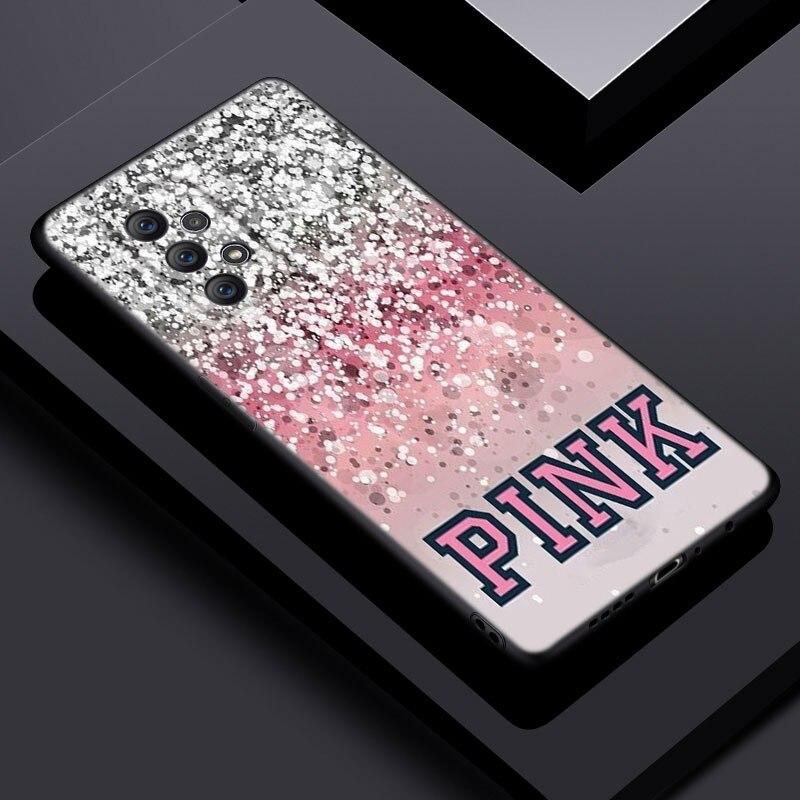Fashion Pink Love Phone Case For Samsung Galaxy A21 A30 A50 A52 S A13 A22 A32 A33 A53 A73 5G A11 A12 A31 A51 A70 A71 A72 Cover