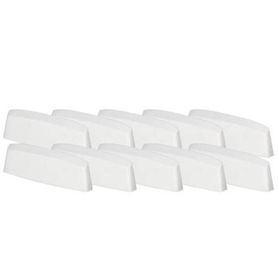 Entwässerungskappe für PVC-Fenster, Weiße Abdeckung, 45 mm, Set mit 10 Stück