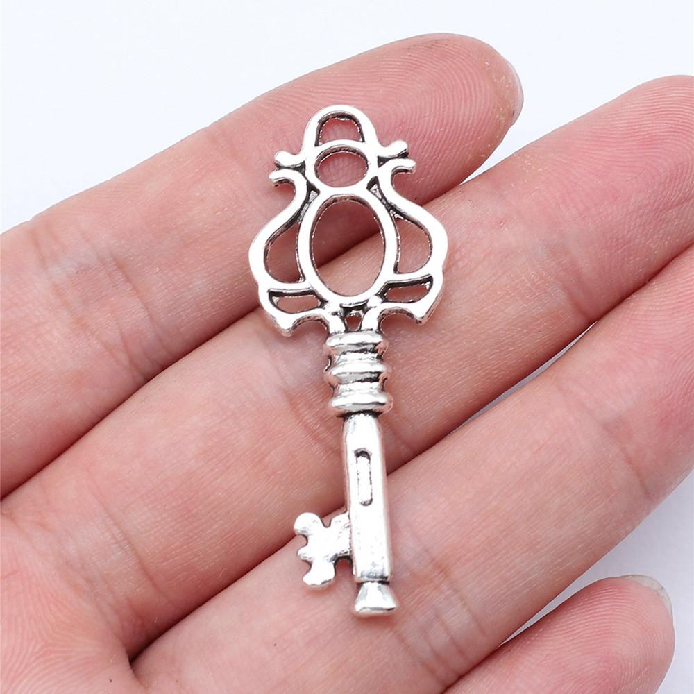 Key And Lock Charms Pendant Child Jewellery Massive Funny Art Supplies