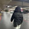 Same Trapstar Winter Back Embroidered Hooded Men's Down Jacket American Street Hip Hop Fashion Style