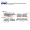 Car Windshield Sunshade Window Shade Foldable Sun Visor Cover Fit For Chevy Silverado For GMC-SIERRA 2014-2017 Car Interior Accessories