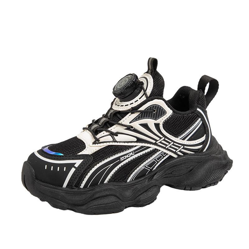 2025 New Autumn Children's Sneakers Girls Fashion Ins Daddy Shoes Boys Breathable Lightweight Casual Shoes