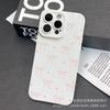Pink bow for Apple 15 mobile phone case iphone12promax set 14/13/11/XSMAX pupil eye 16