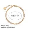 Vintage Beaded Stacked Bracelet Combination Personalized Handpiece Female Gold Plated