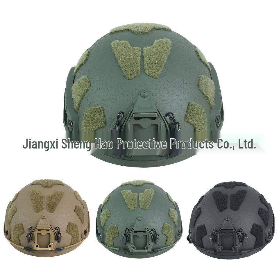 Wendy Fast High-Cut SF Fiberglass Helmet with Velcro, 1.5 kg - Dried Squid Safety Protection & Suspension.