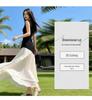 Korean Casual Sleeveless Color Block Mesh Maxi Dress - Women's Summer Slimming Style