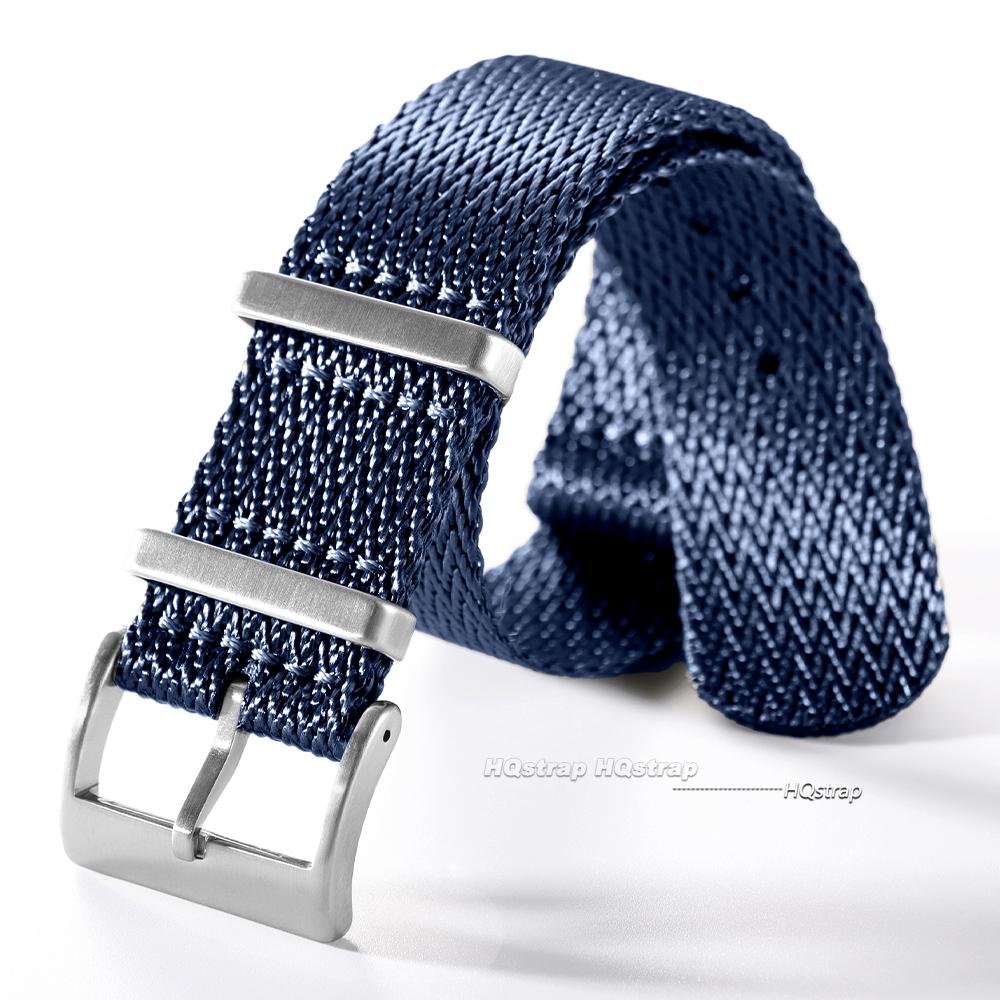 

High Density Nylon Strap for Military Sport Watchband 18mm 20mm 22mm for Seiko Soft Nylon Bracelet for Samsung Galaxy Watch Belt 18mm синий