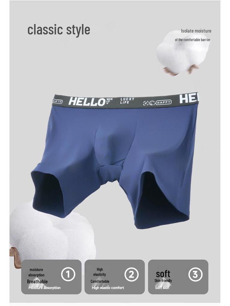 Euro-American Men's Fashionable Breathable Underwear: Comfort-Fit Soft Modal Briefs & Boxer Briefs