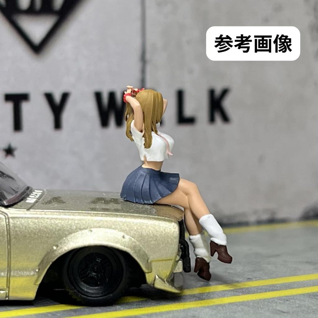 MiniRealm Scale Female for Miniature Model Finished Scale Figure MR0159 1/64 Figure, Painted, Miniature, Diorama, Cars, Girl, Product,