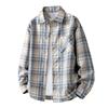 2025 Unisex Retro Plaid Long-Sleeve Shirt - Summer Casual Loose Fit