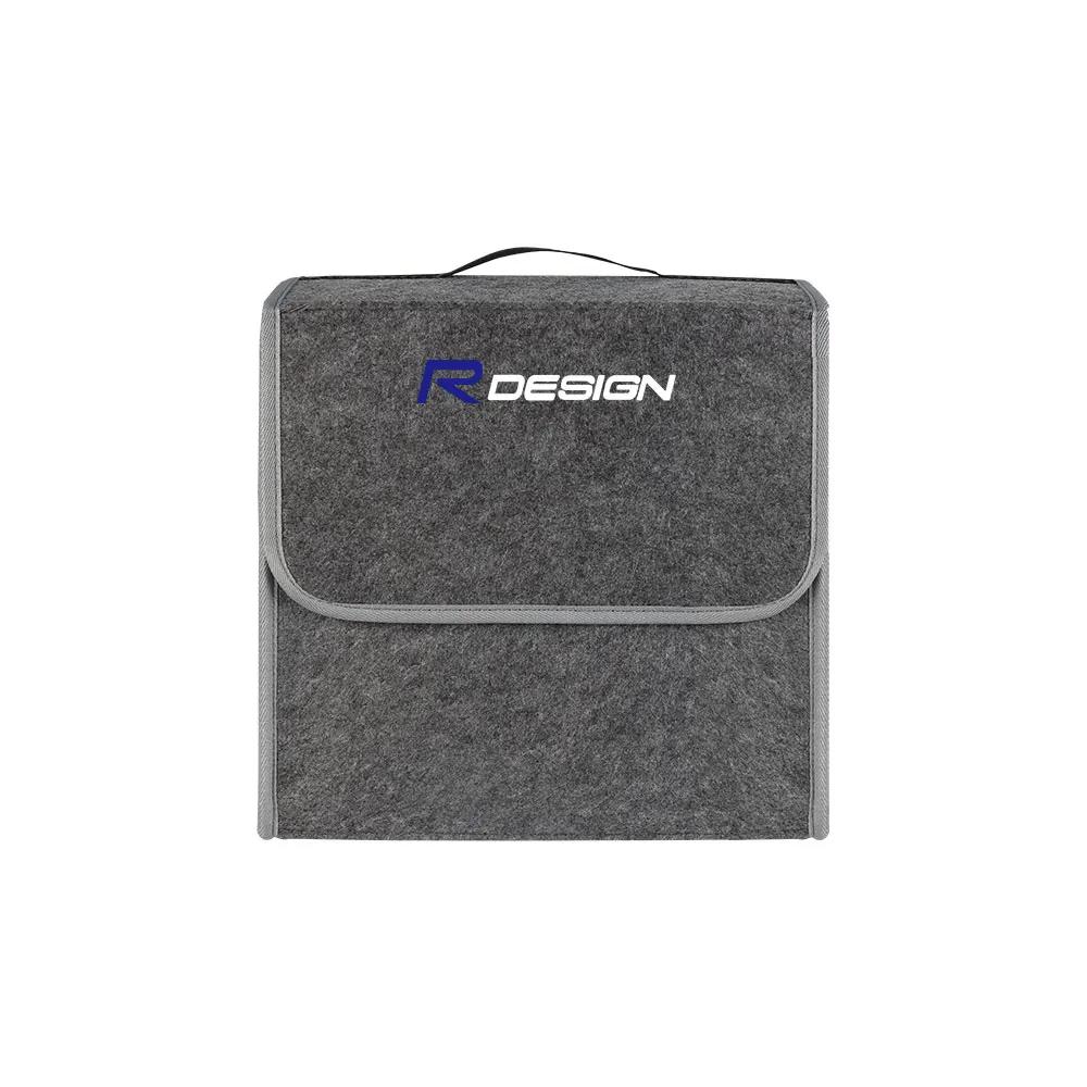 Car Trunk Storage Bag Felt Cloth Organizer Box Auto Accessories For Volvo V40 V60 V90 XC60 XC40 XC90 S60 S90 C50 S40 C70 Rdesign