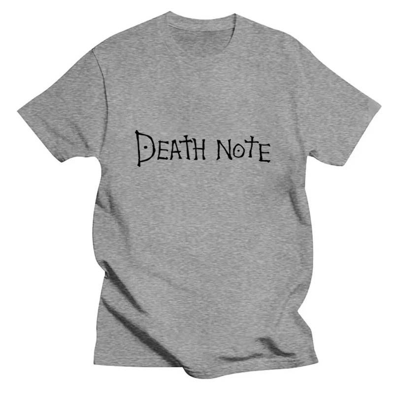 Harajuku Anime Death Note Printed T Shirt Men Women Oversized Trendy T-shirts Anime Fan T-shirt Harajuku Manga Summer Tops
