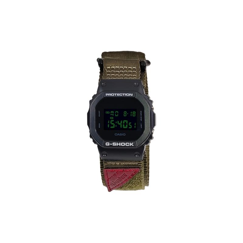 CASIO Customized watch modified series reverse display classic retro small square watch fashion trend DW-5600UBB-1DR mo DW-5600UBB-1DR чёрный