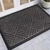 European Half-Round Dirt-Resistant Entrance Mat – Non-Slip Mud Scraper Rubber Carpet