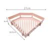 Storage Triangle White 1PC Durability Khaki Brand New