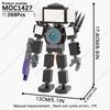MOOXI Set di Figure Skibidi Toilet Man TvMan Cameraman Speakerman Blocchi da Costruzione Modello MOC Mattoncini Giocattoli per Adulti Bambini Regalo di Compleanno