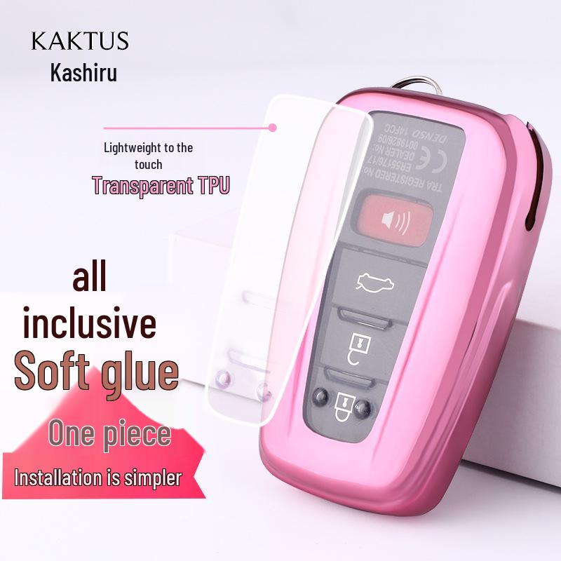 KAKTUS Car Key Case for 2018 Toyota Camry/Prado