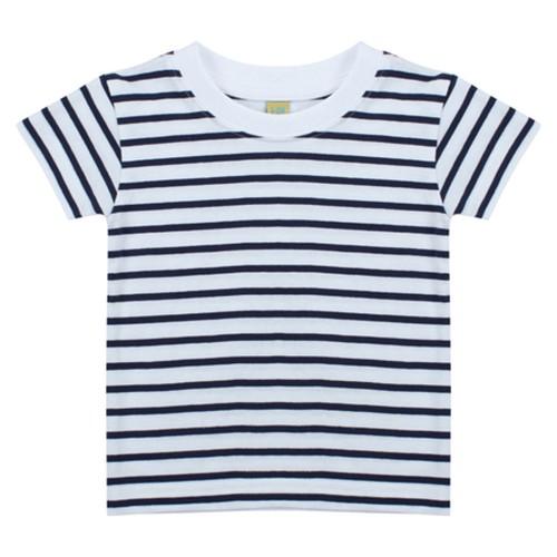 Larkwood Childrens/Kids Striped Short-Sleeved T-Shirt