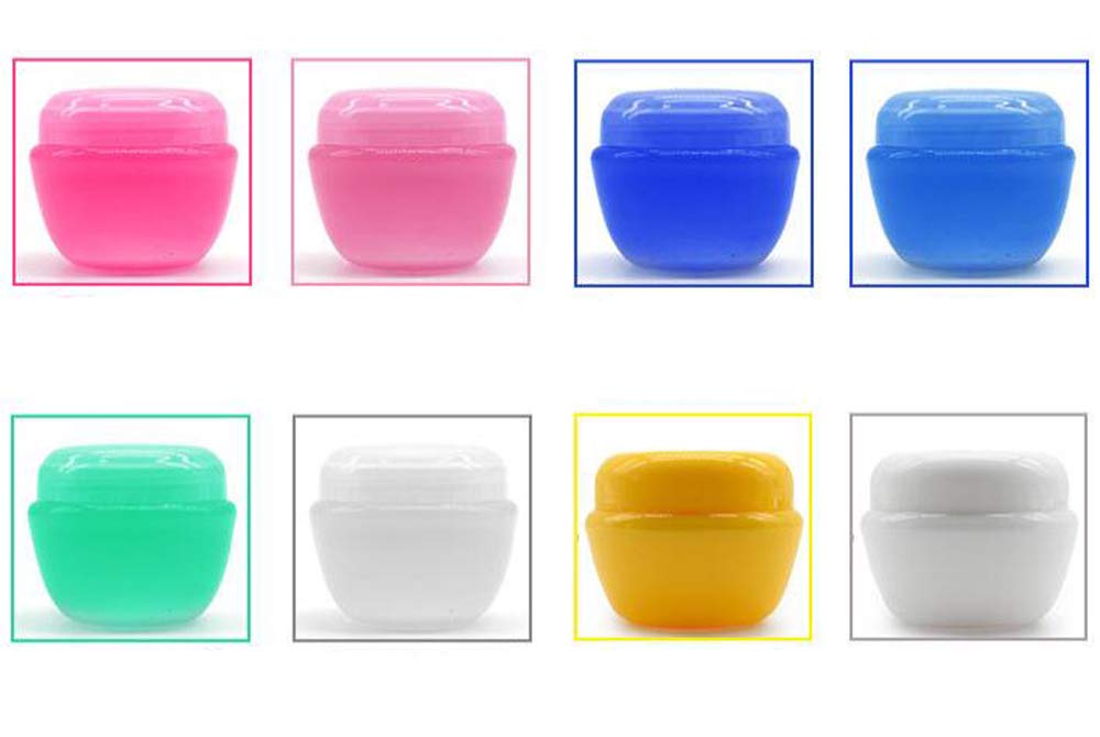 HJ Refillable Cream Containers, Storage Containers, Small Divided Bottles, Leak-Proof Mini Travel Bottles (30g, Pack of 30)