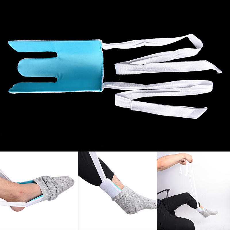 

Sock Aid Assistance Stocking Slider With Cotton Drawcord Dressing Aid For Women Men