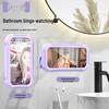 Rotatable Waterproof Anti-Fog Phone Holder for Bathroom & Kitchen Wall Mount