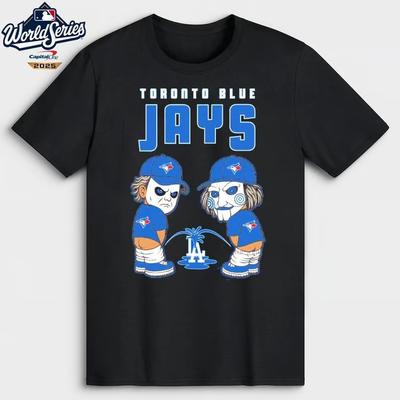Blue Jays Peeing Dodgers 2025 World Series T-Shirt Unisex T-Shirt