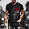 XXS-6XL Plus Size T-Shirts Summer Vintage Men's Tops Outdoor Casual Men's Short Sleeve Tees Oversized Men's Clothing Pullover