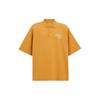 SS24 Letter Print Straight Cut Short Sleeve Polo Shirt Men Tops Honey-Yellow CO815-HON