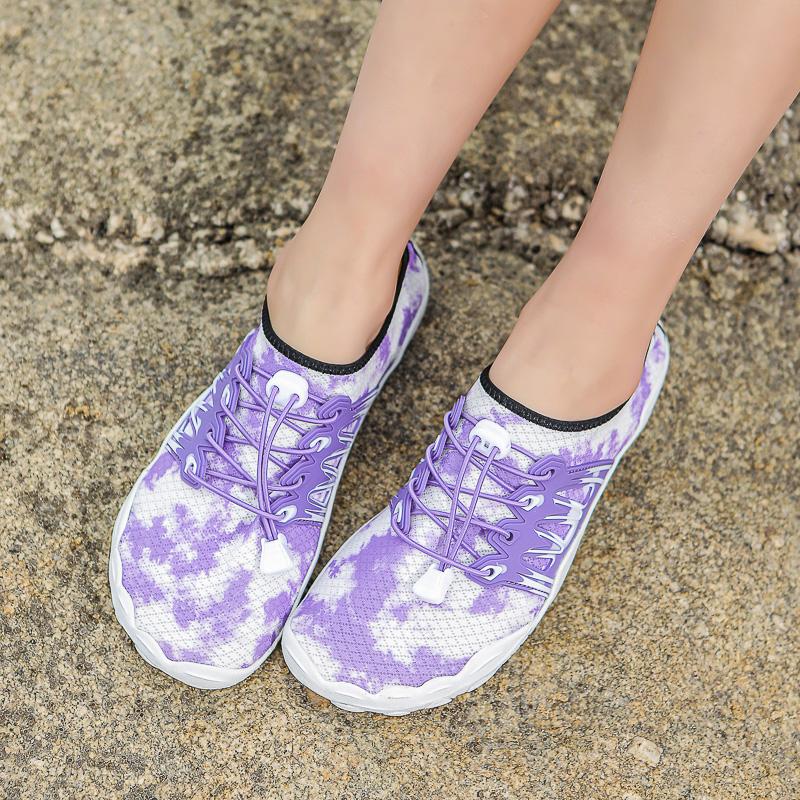 Herren Wasserschuhe Atmungsaktiv Leicht Wassersportschuhe Herren Elastisch Rutschfest Strand Watschuhe Unisex Schnelltrocknend Aquaschuhe zum Surfen Schwimmen