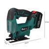 Adjustable Cordless Electric Jigsaw Rechargeable Wood Metal Brushless Jig Saw Woodworking Power Tools for Makita 18V Battery