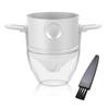 Stainless Steel Pour Over Coffee Dripper Paperless Coffee Filter Travel Coffee Maker for Home Travel Office Hiking Backpacking