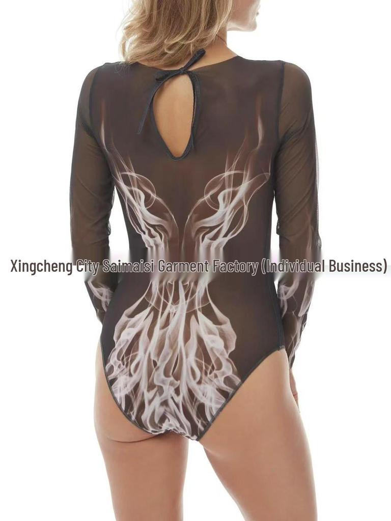 Women's Mesh Sun Protection Russian Swimsuit
