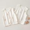 Infant Sleeveless Cotton Vest - Spring/Autumn Style for Belly Protection