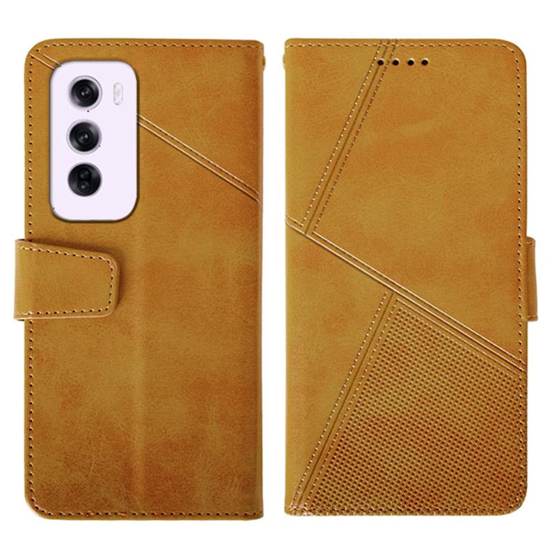 For Oppo Reno12 5G (Global) Wallet Phone Case Calf Texture Stand Leather Cover