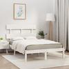 VidaXL Bed Frames White Solid Wood 120x200 Cm 3104669