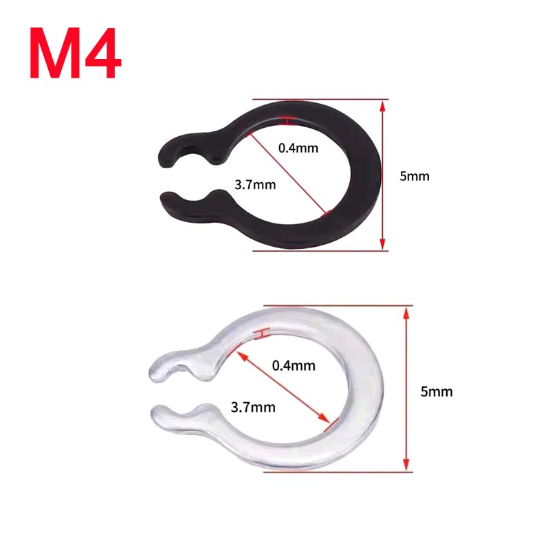 100-500Pc M3-M9 Stainles Steel/65Mn C-type Retaining Clip Snap Ring C Type External Circlip Retaining Rings Shaft Circlip Washer