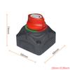 RV Ampper Battery Switch 12-48V Battery Power Cut Disconnect Switch 1-2-both Off