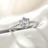 1Pc Synthetic Zircon Couple Ring, Men's and Women's Accessories Proposal Ring, Gift Ring.