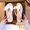 Women Flip Flops Flats Platform Slippers Casual Bow New Sandals Summer Shoes 2025 Slingback Beach Woman Slides Sandalias