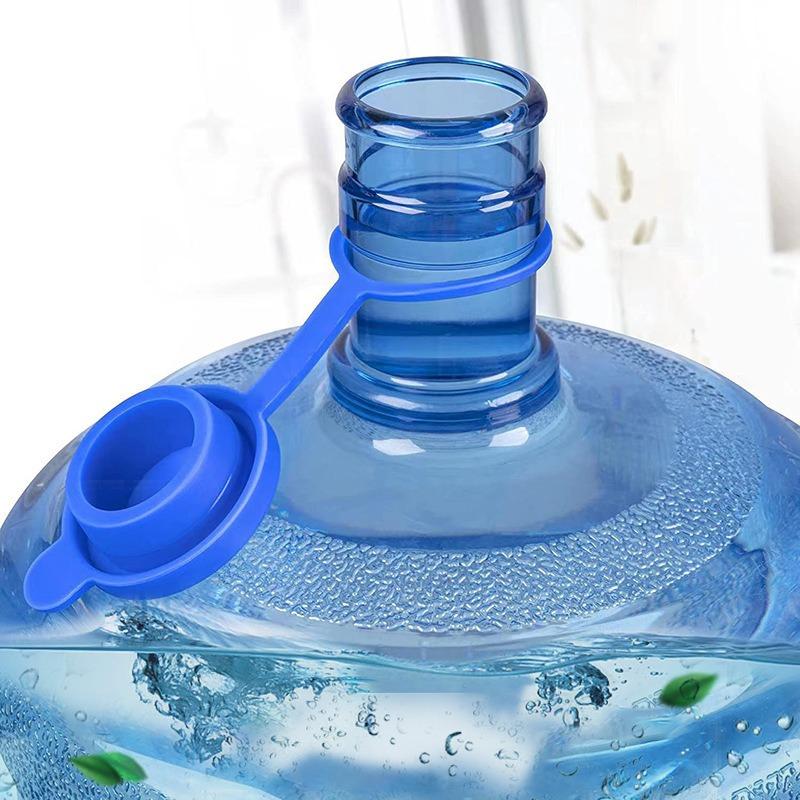 1PC bottled bucket sealing cover, purified water household vat water anti-gray silicone cover, reusable universal cover