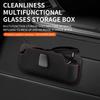 Multifunctional pu leather Auto Eyeglasses Organizer Box Adhesive car instrument panel installation for Keys, Phones, Earphones
