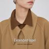 LESS 2023 Winter Long Wool & Cashmere Blend Coat