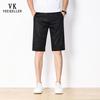 VEE KELLEN Men's Ice Silk Solid Casual Shorts