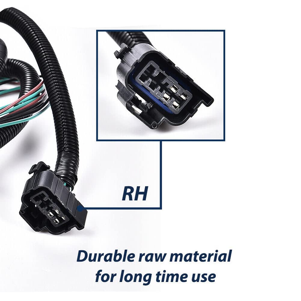 GTINTHEBOX Tail Light Wiring Harness Compatible with 2007-2013 Chevrolet Silverado 1500/2007-2014 Silverado 2500 HD Silverado 3500 HD GMC Sierra 3500
