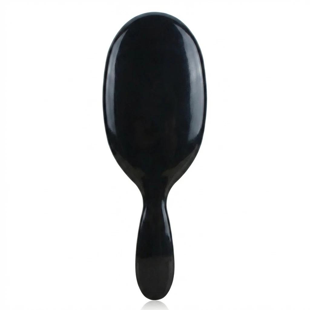 Hair brush for hair extensions with natural boar bristles L